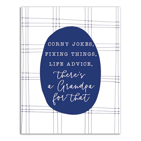 There's Grandpa For That Canvas Wall Art